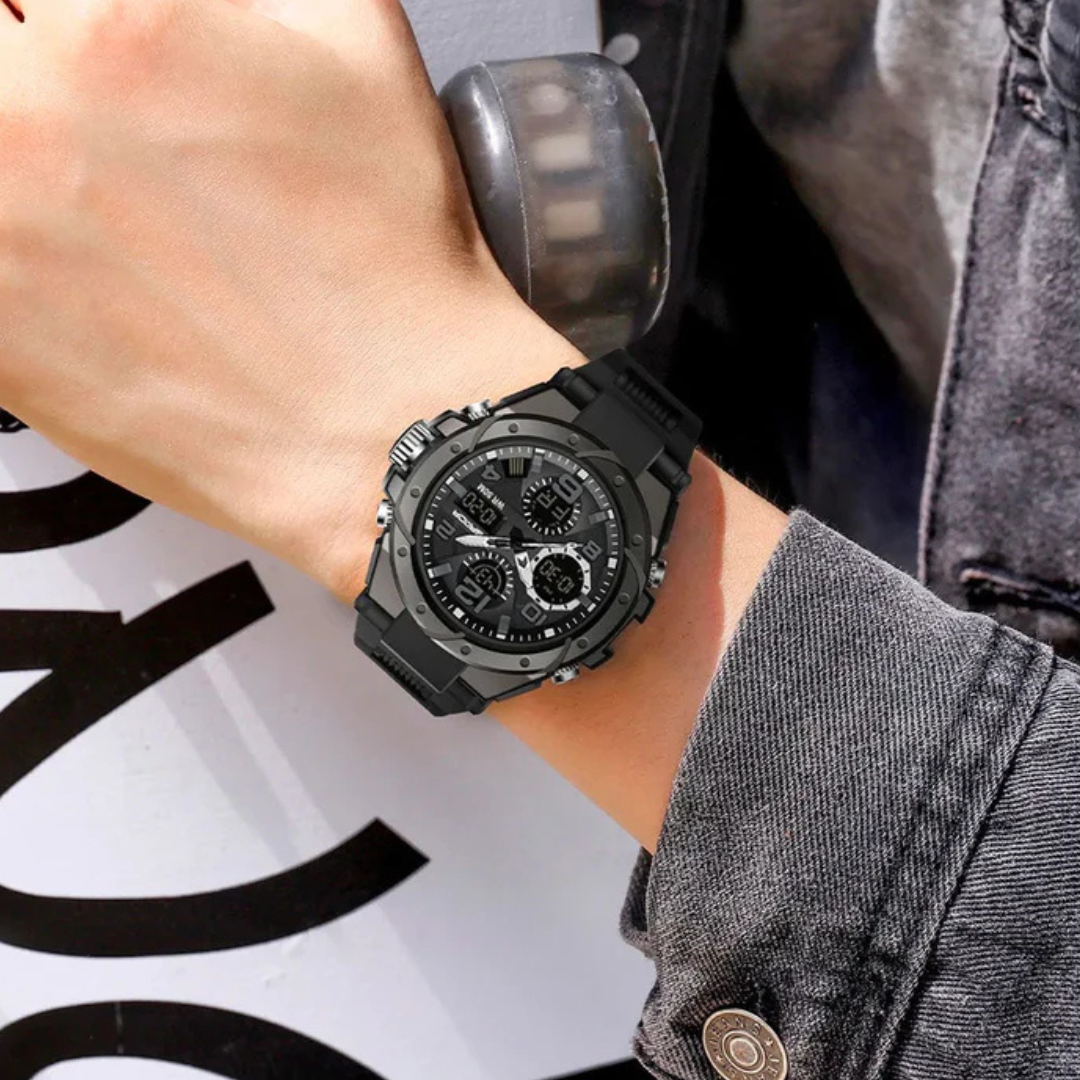 Multifunktionelt Militærur – Stilfuldt, Robust og Klar til Eventyr Ure Tech Butik