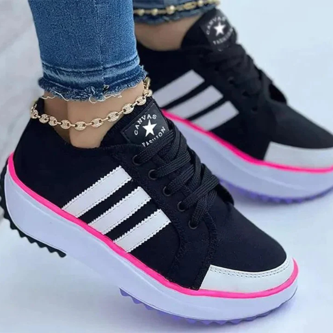Damekomfortable Sneakers – Letvægt, Skridsikre og Stilfulde Women's Shoes Tech Butik Sort 36