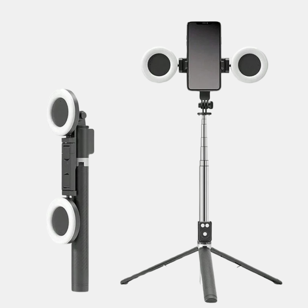 Multifunktionel Selfie Stick – Fang Perfekte Fotos Når Som Helst og Hvor Som Helst Kameraudstyr Tech Butik