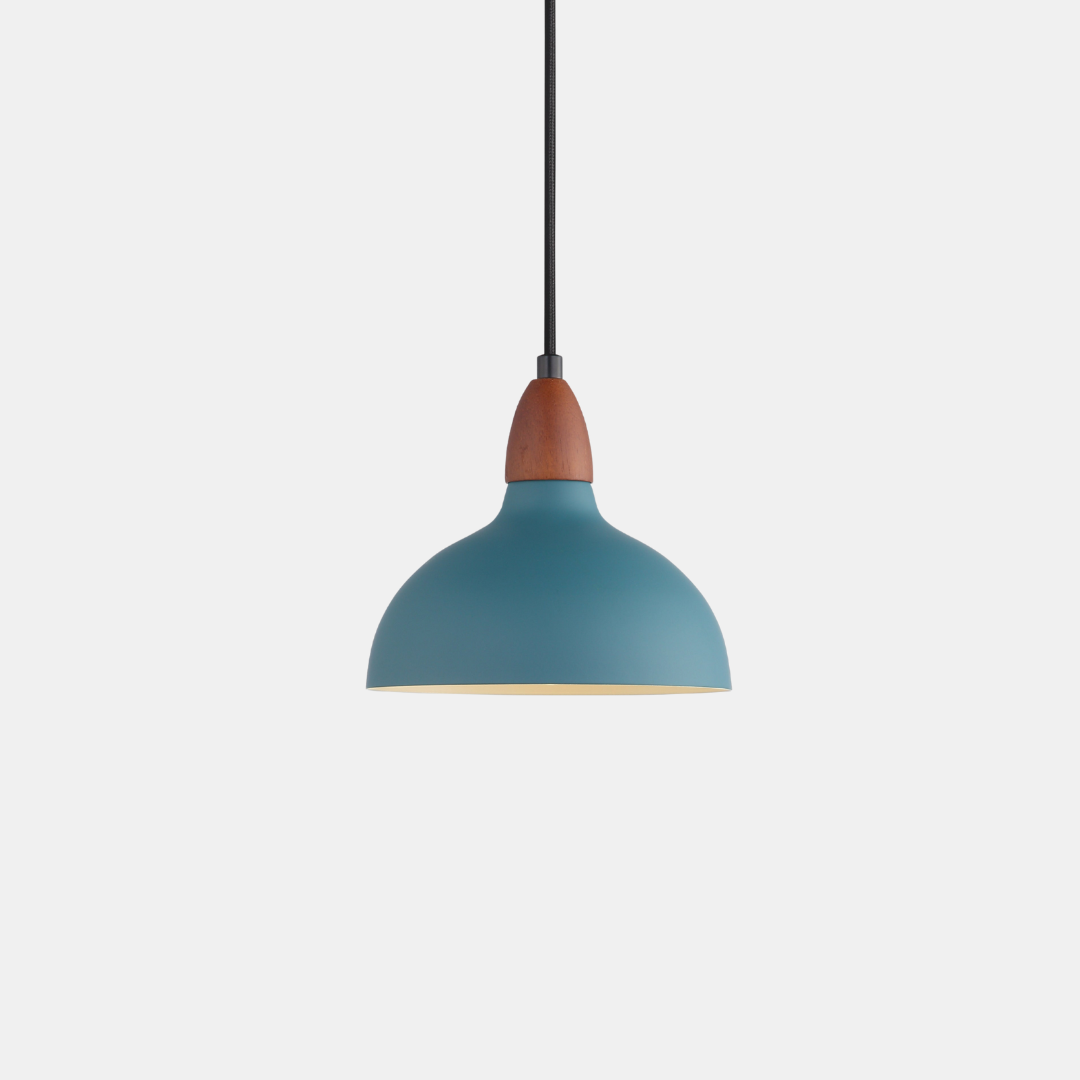 Oak Pendellampe Ø19 – Petrolblå Naturlig Elegance Vedhæng Tech Butik