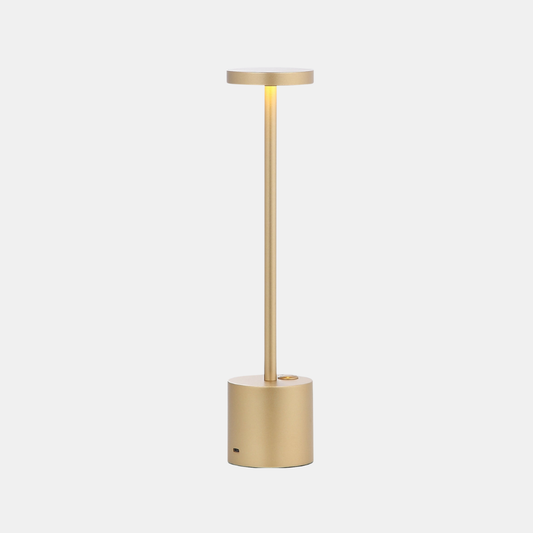 Elegant Trådløs Bordlampe i Messing – Moderne Brillans LED-lampe til Indendørs og Udendørs Brug Bordlamper Tech Butik
