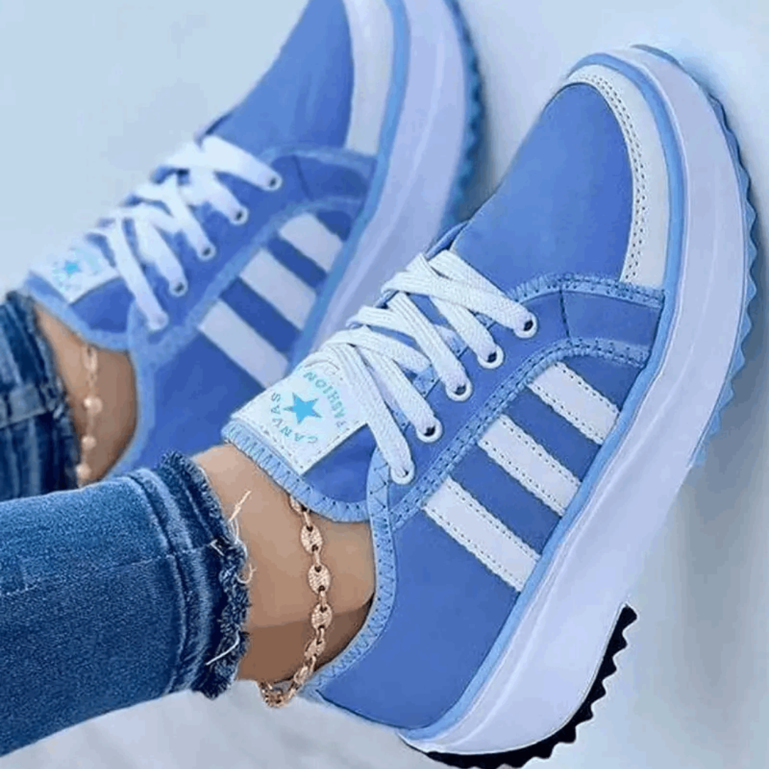 Damekomfortable Sneakers – Letvægt, Skridsikre og Stilfulde Women's Shoes Tech Butik Blå 36
