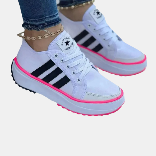 Damekomfortable Sneakers – Letvægt, Skridsikre og Stilfulde Women's Shoes Tech Butik Hvid 36