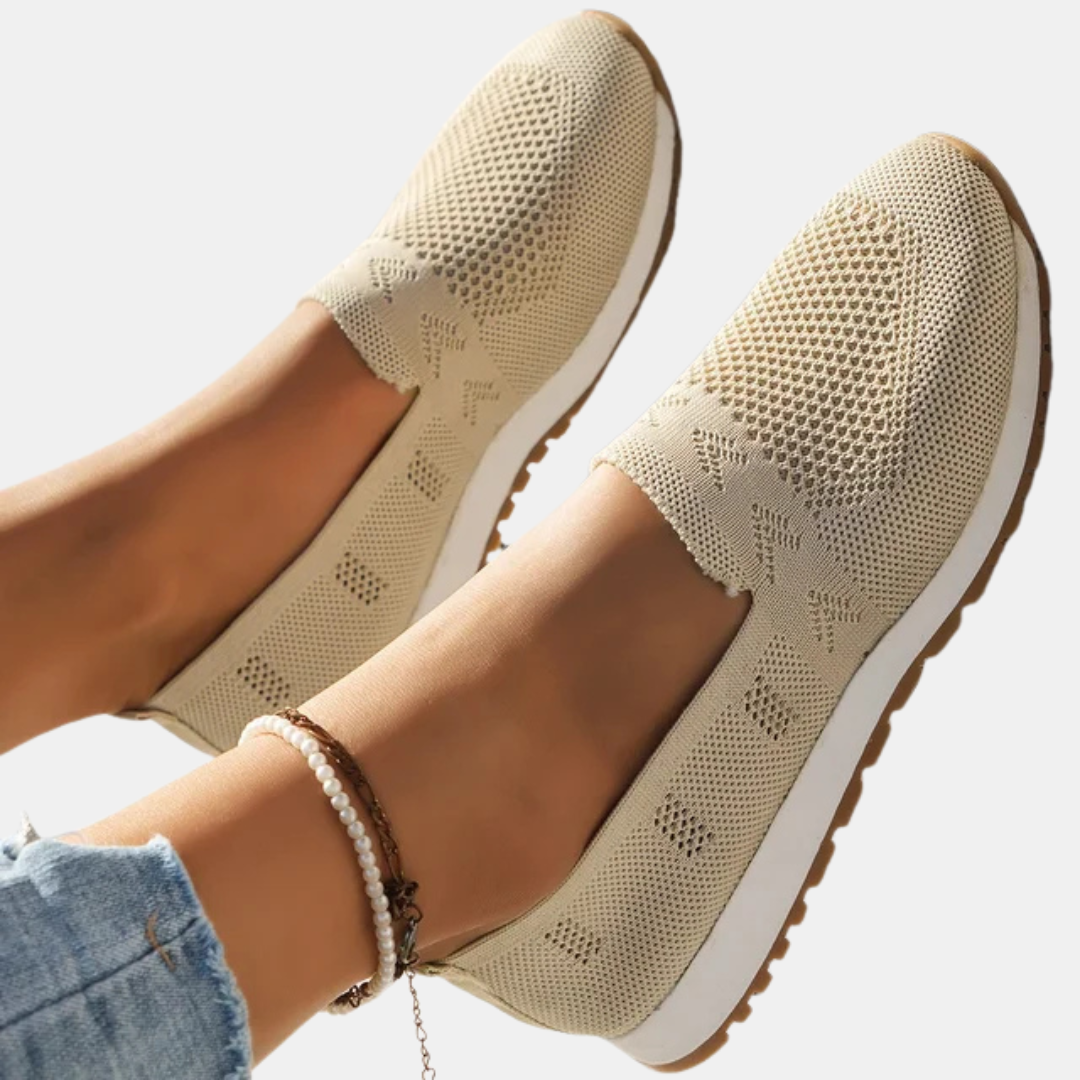 Ortopædiske Sommmer Sko til Kvinder – Stil Møder Komfort Hele Dagen Women Shoes Tech Butik Abrikos 36