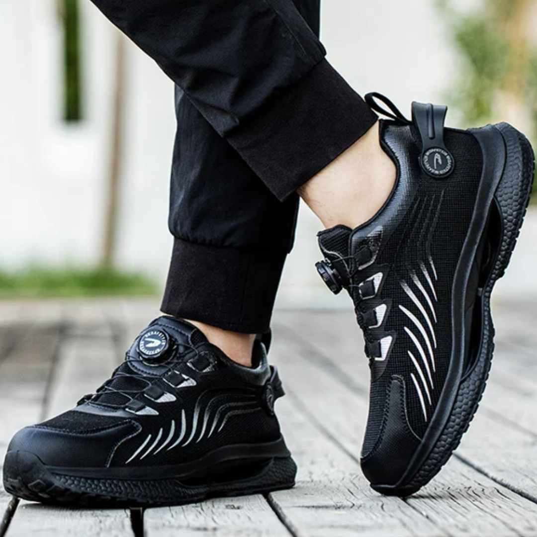 Herresikkerhedssko med Slagfast Beskyttelse – Styrke, Komfort & Tryghed i Hvert Skridt Sikkerhedssko Tech Butik