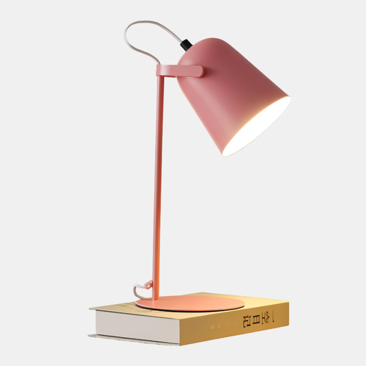Moderne Drejelig Bordlampe – Øjenvenlig Belysning Bordlamper Tech Butik Rosa