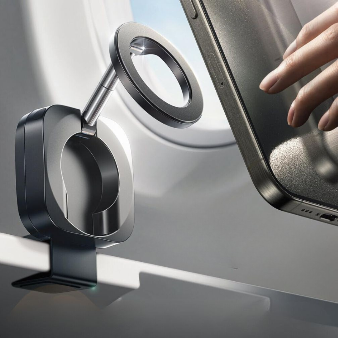Sammenklappelig Magnetisk Telefonholder – Sikker, Håndfri Support, Uanset Hvor Du Går Mobiltilbehør Tech Butik