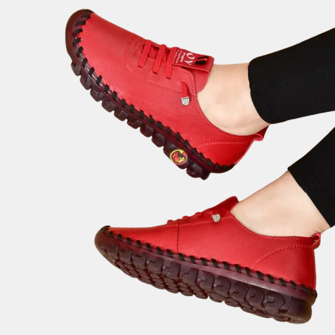 Stilfulde Ortopædiske Sneakers – Komfort og Stil i Hvert Skridt Women's Shoes Tech Butik Rød 35