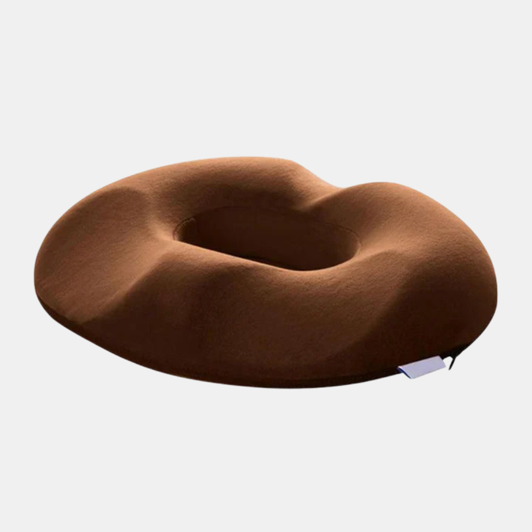 Ergonomisk Sædehynde mod Hæmorider – Komfortabel Memory Foam Støtte til Kontoret Sædehynder Tech Butik Brown Kvinde