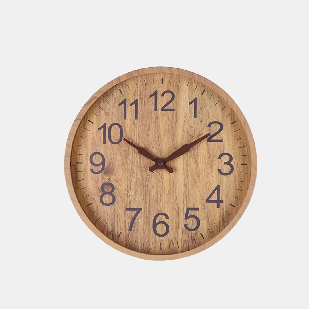 Klassisk Väggklocka – Naturlig Elegance til Dit Hjem Ure Tech Butik