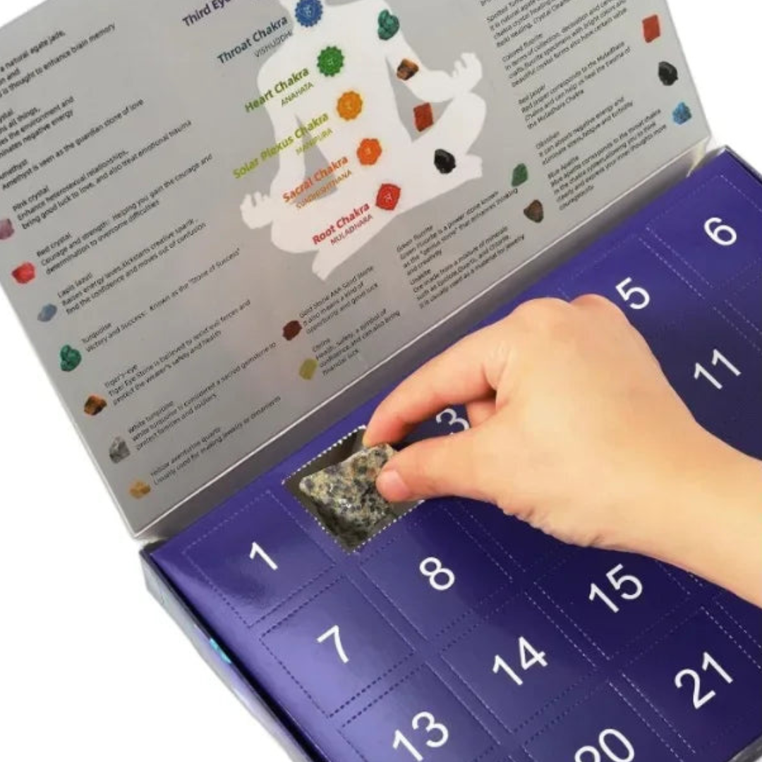 Unik Adventskalender med 24 Krystaller – Magisk Nedtælling til Jul Julekalendere Tech Butik