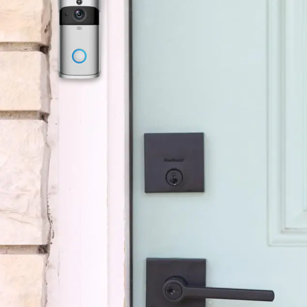Trådløs Dørklokke – Smart Video Dørklokke med HD Kamera & Bevægelsesdetektion Smart Home Sikkerhedskameraer Tech Butik
