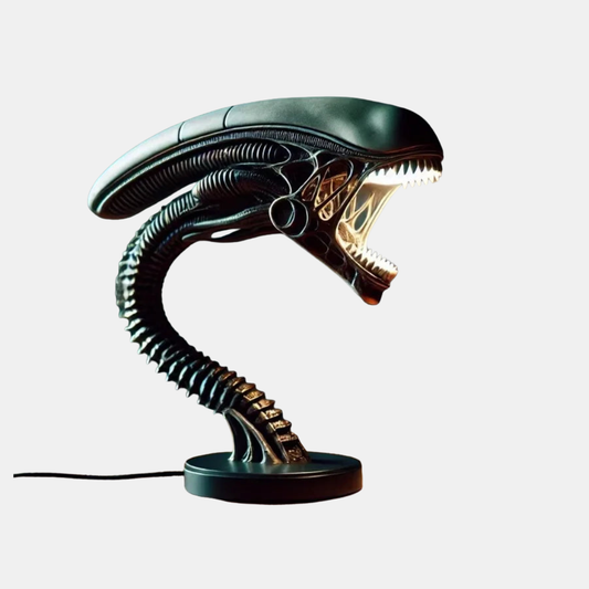 Alien-Formet Bordlampe – Sjov & Futuristisk Belysning Skrivebordslamper Tech Butik Alien