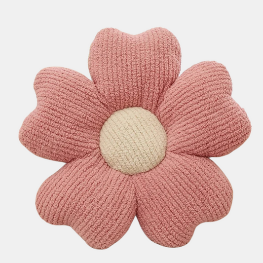 Corduroy Bloom Lounge Pude – Blød Retrokomfort Puder & Puder Tech Butik Pink