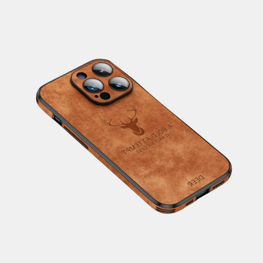 Premium Læder-iPhone-etui – Elegant Design, Maksimal Beskyttels Mobiltelefontilbehør Tech Butik iPhone 16 Pro Max Brun