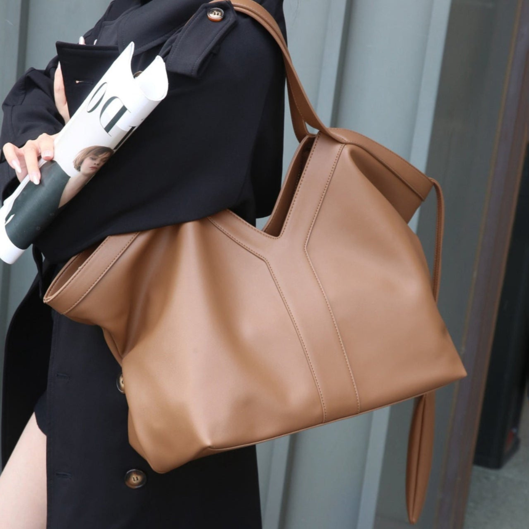 Oversized Tote Håndtaske – Rummelig Elegance til Enhver Anledning Bags, Pouches & Wallets Tech Butik Brun