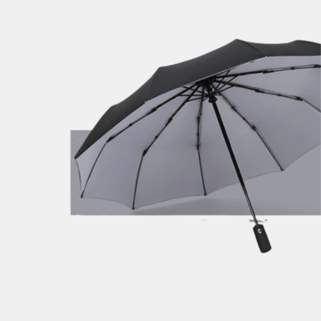 Vindstærk Stormparaply – Paraplyen, der kan modstå enhver storm Paraplyer Tech Butik Grå