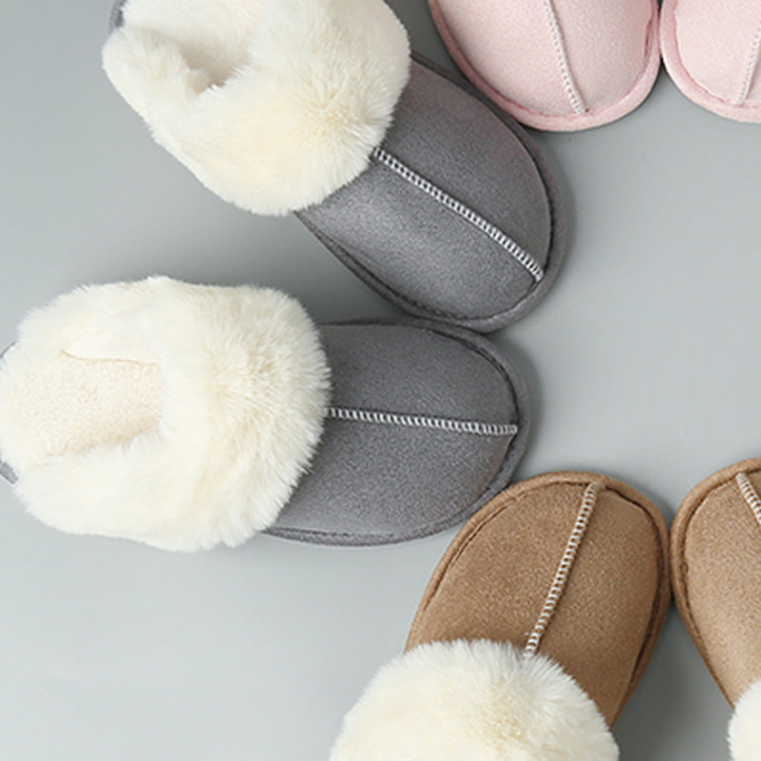 Stilfulde Star Tøfler – Beige Komfortabel Hygge Hjemme Sutsko Tech Butik