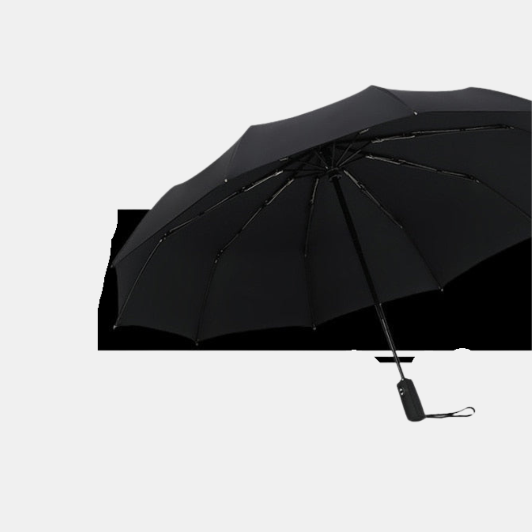 Vindstærk Stormparaply – Paraplyen, der kan modstå enhver storm Paraplyer Tech Butik Sort
