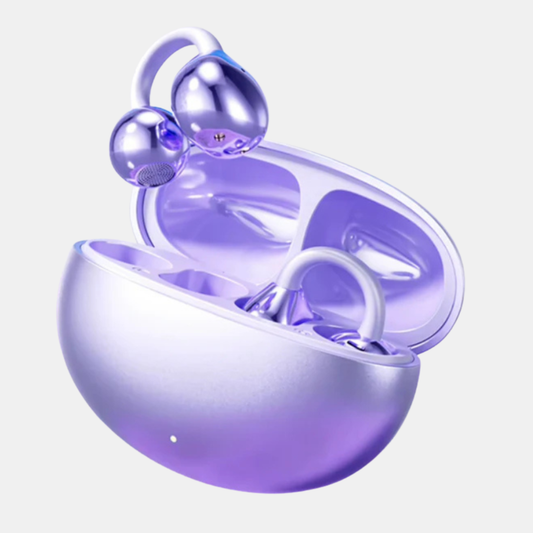 Trådløse Hovedtelefoner – AI Støjreduktion og 72 Timers Frihed Headphones Tech Butik Violet