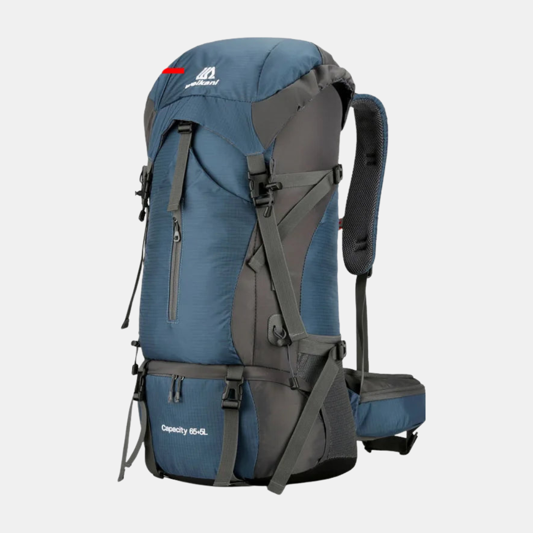 Alsidig Trekking- og Rejserygsæk – 70L Robust Eventyrpakke Rygsække Tech Butik 70L Marineblau