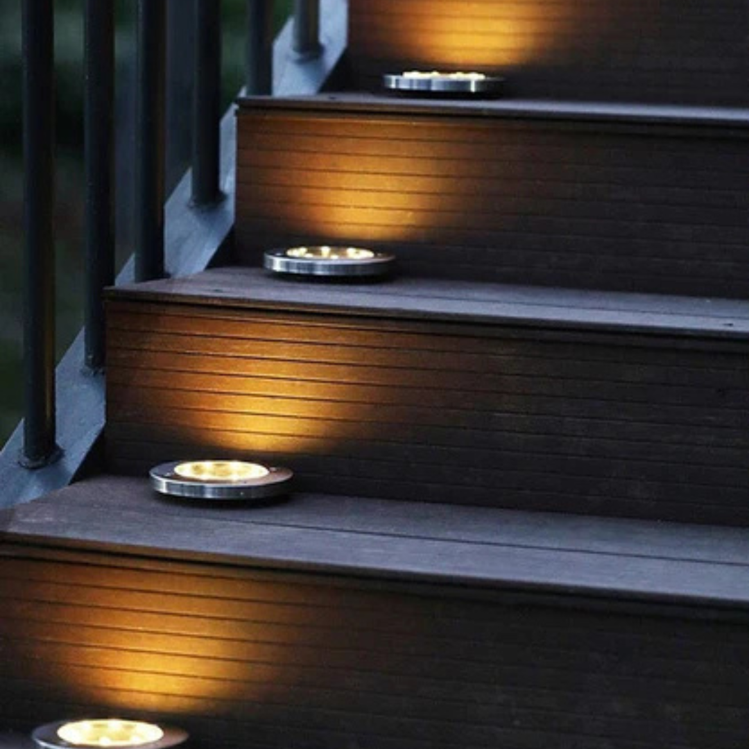 Deluxe Sol-LED Havebelysning – Trådløs & Lysende Udendørs belysning Tech Butik