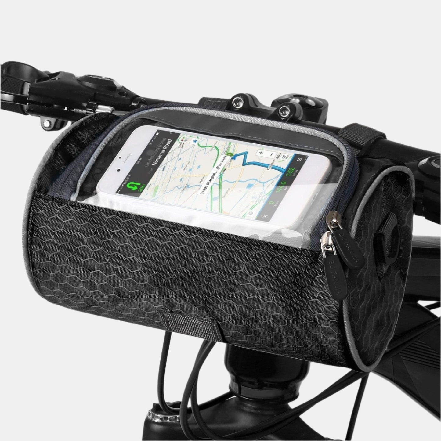 Cykeltaske med Touchscreen og Regnafvisende Design Gadgets Tech Butik Sort