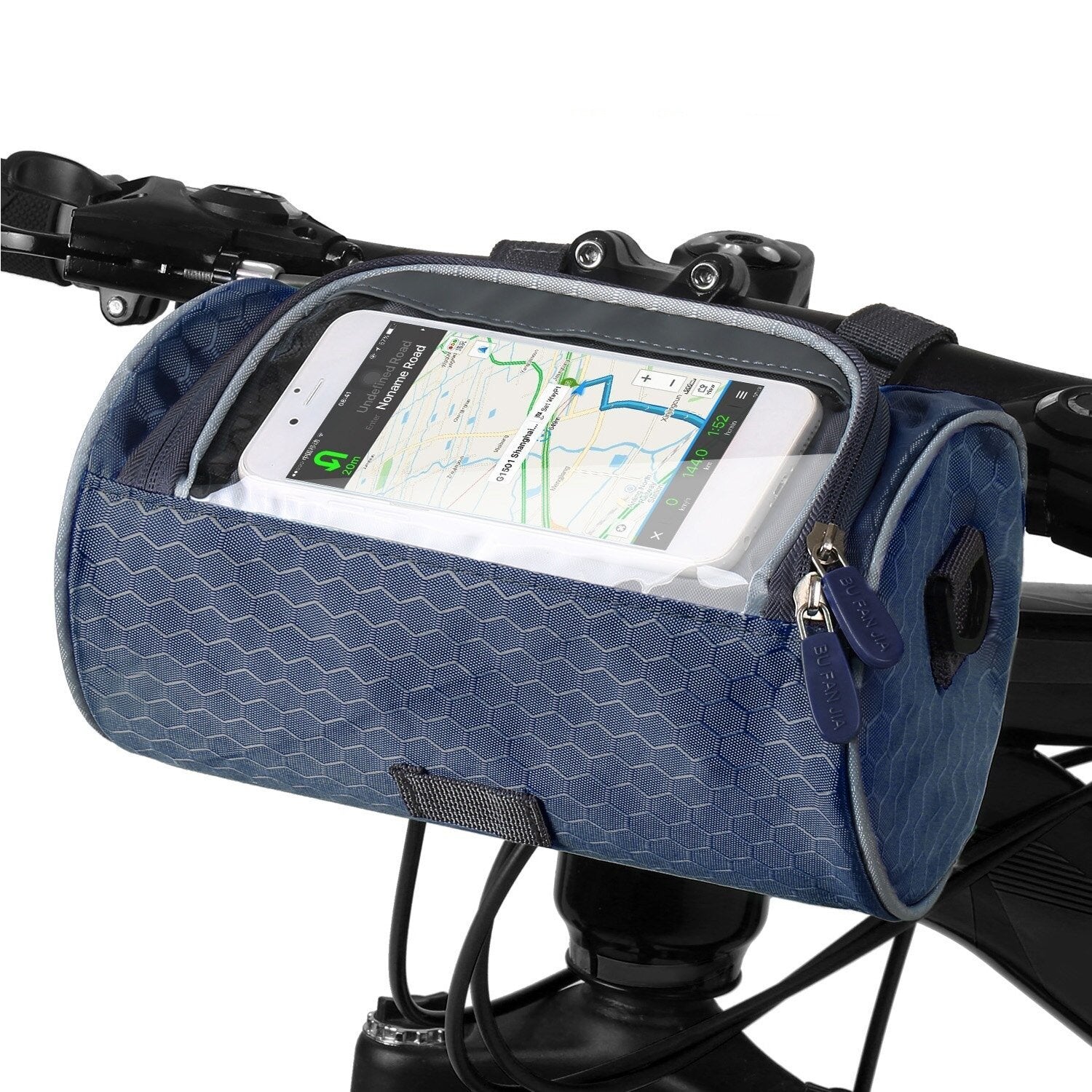 Cykeltaske med Touchscreen og Regnafvisende Design Gadgets Tech Butik Blå