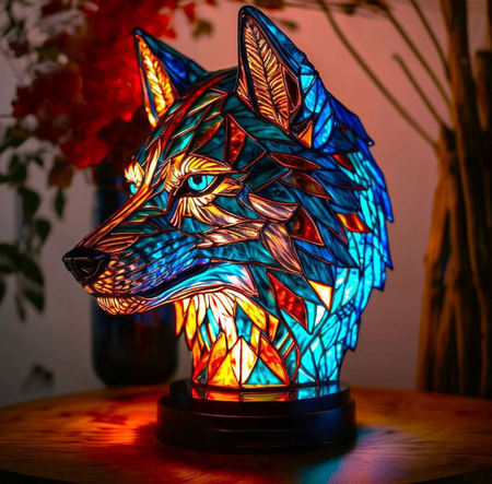Dæmpbar Designerlampe – Kunstnerisk Elegance Møder Moderne Belysning Lamper Tech Butik Ulvehoved