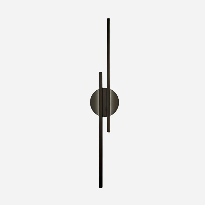Duo Glow Elegant Nordic Væglampe til interiør Væglamper Tech Butik 55 cm Sort Varm hvid