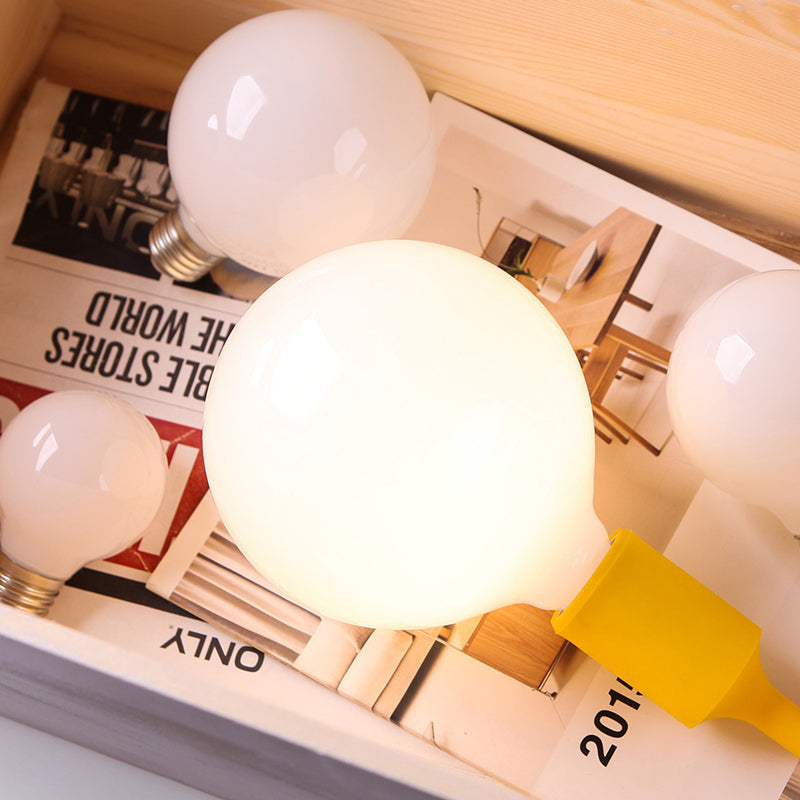 4 stk. E27 LED-pærer – Energieffektive & Holdbare Belysning Tech Butik G80 Varm hvid 4 Stk