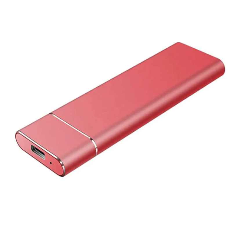 Ekstern SSD med Høj Hastighed og Vandafvisning Harddiske Tech Butik Rød