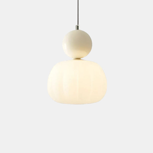 Elegant Art Deco Hanglamp Med Raffineret Design I Crème, Krom, Grøn, Rød Pendellampe Tech Butik Beige Enkel