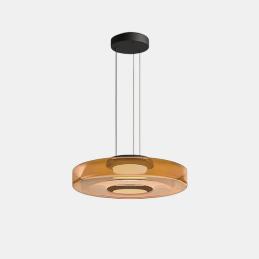Elegant Bauhaus Glas LED Pendellampe Belysning Tech Butik