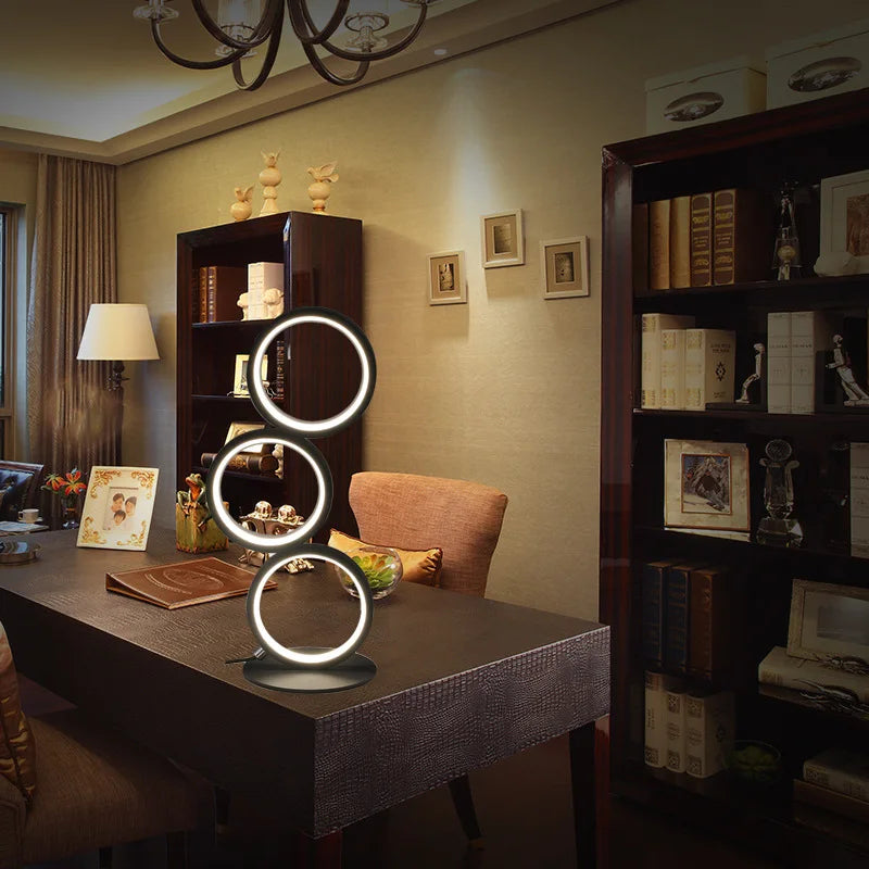 Elegant Bordlampe Med Justerbart Lys Til Stue, Soveværelse Og Kontor bordlampe Tech Butik
