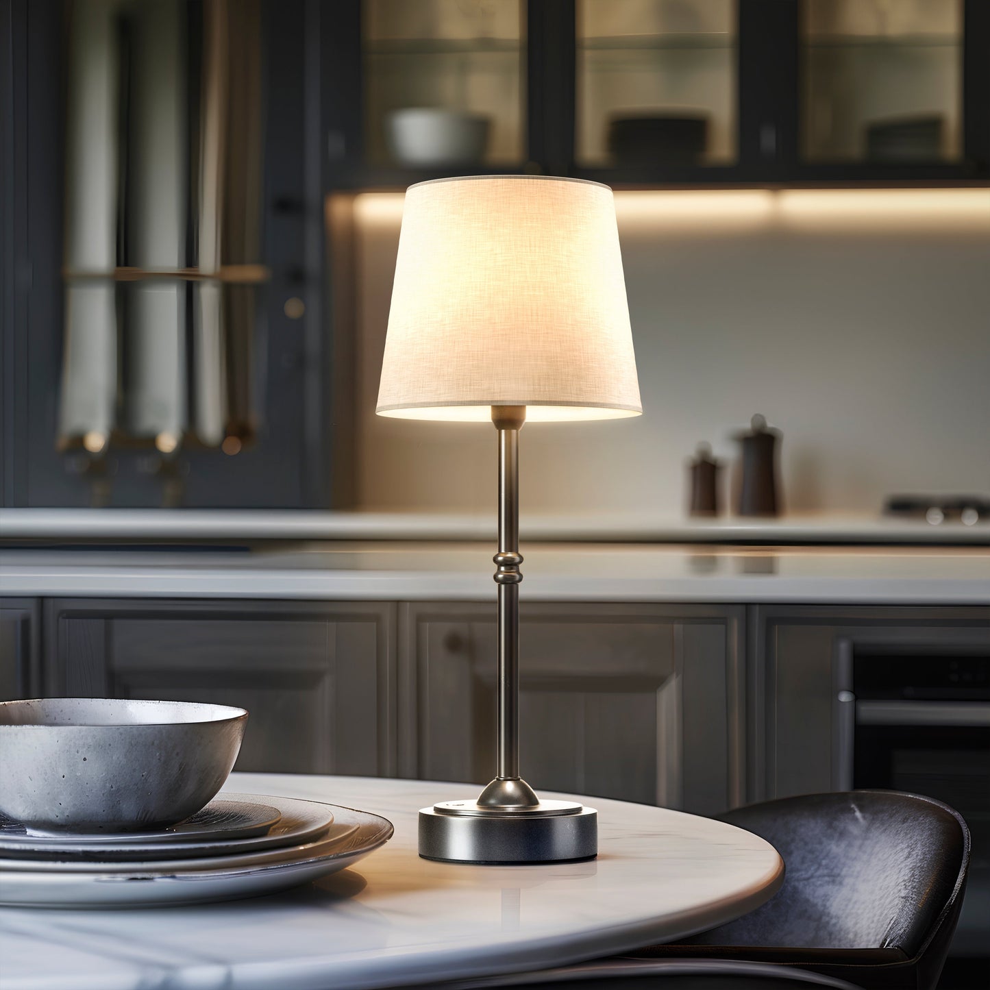 Elegant Bordlampe med Justerbar Lysstyrke – Moderne Design til Stuen Bordlamper Tech Butik