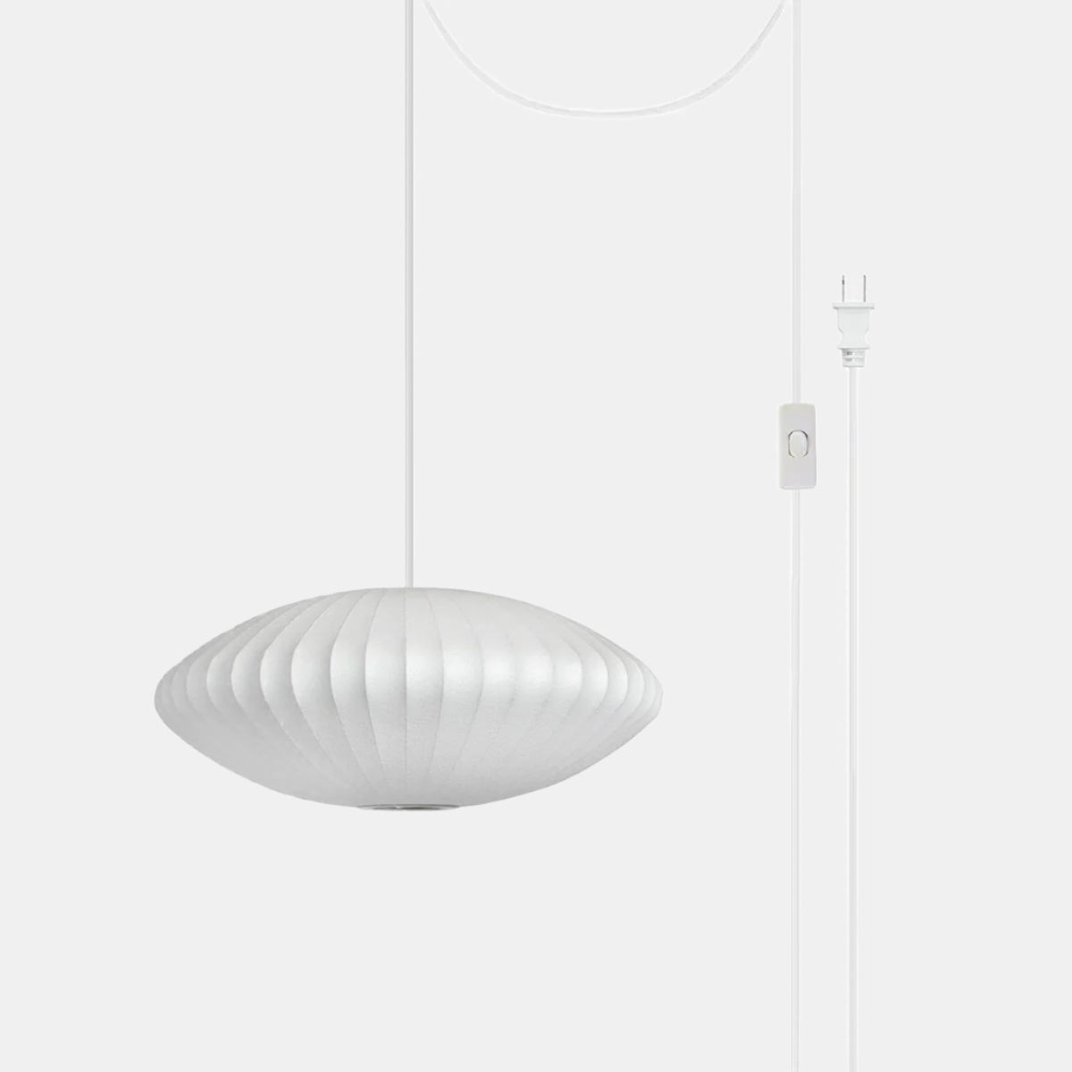 Elegant Bubble Swag Loftlampe til Moderne Rum Hængelampe Tech Butik Model A ∅ 40 cm x H 22 cm (2 kroge 457 cm ledning) Hvid