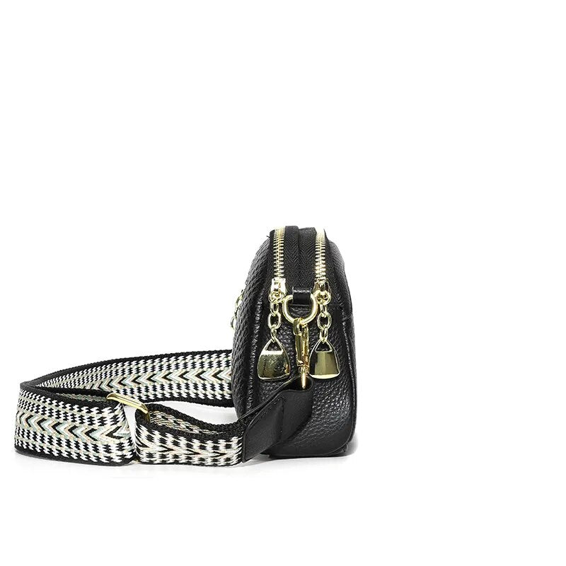 Crossbody Skuldertaske – Elegant Alligatormønster for Tidløs Stil Håndtasker Tech Butik