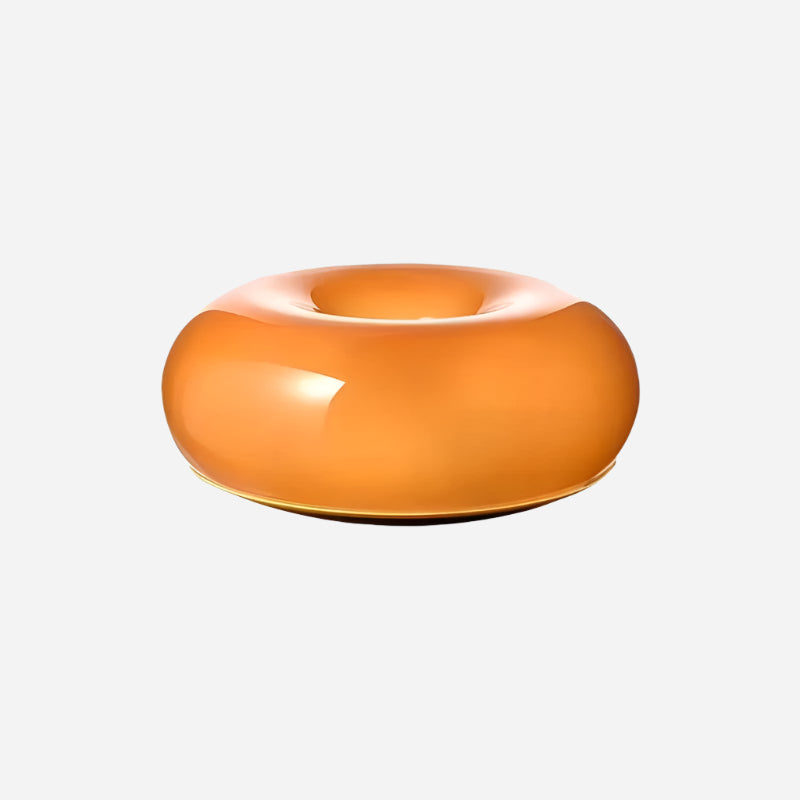 Elegant Donut Formet Moderne Lampe Lamp Tech Butik Orange Bordlampe