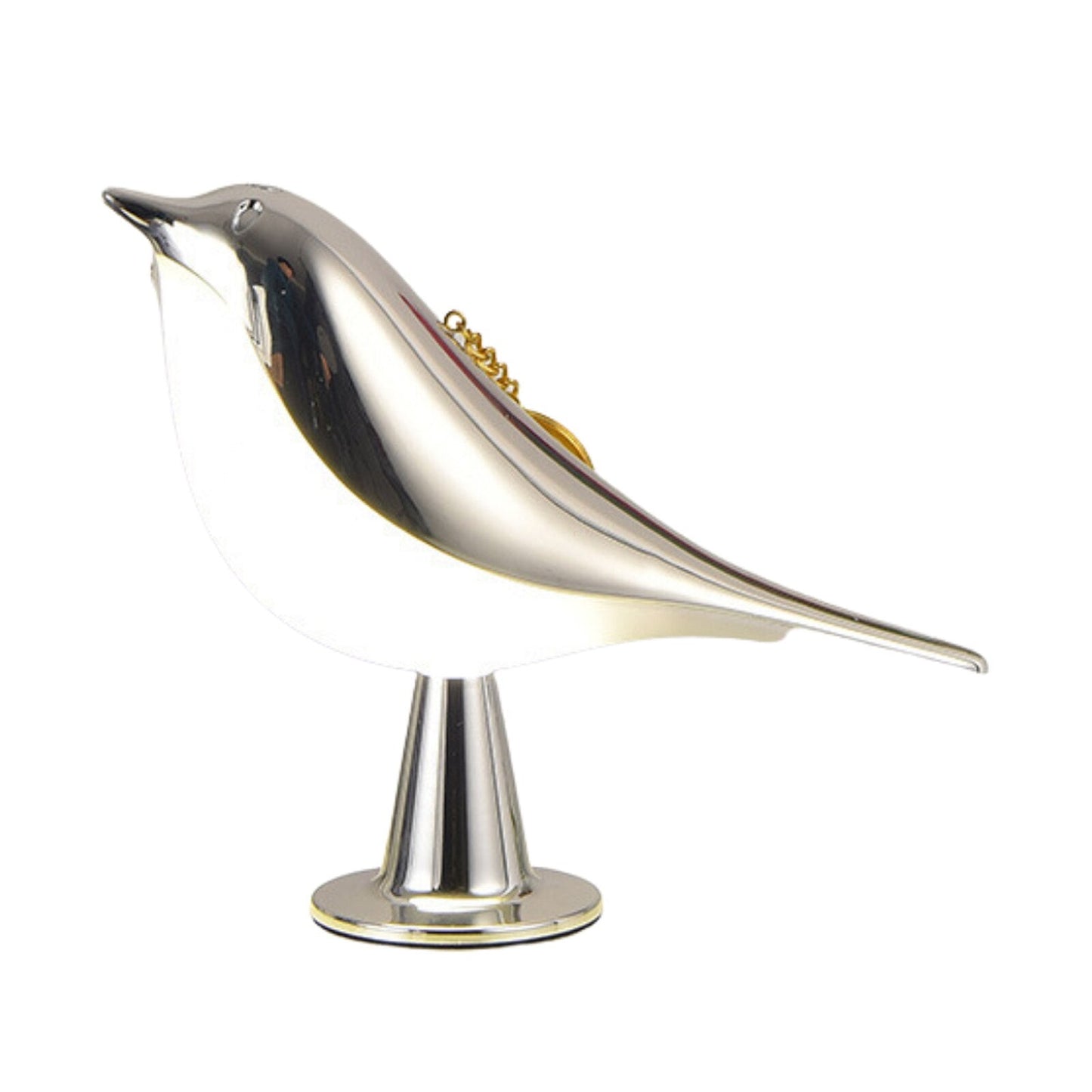 Elegant Fugl-Inspireret Bordlampe til Moderne Indretning Bordlampe Tech Butik Sølv