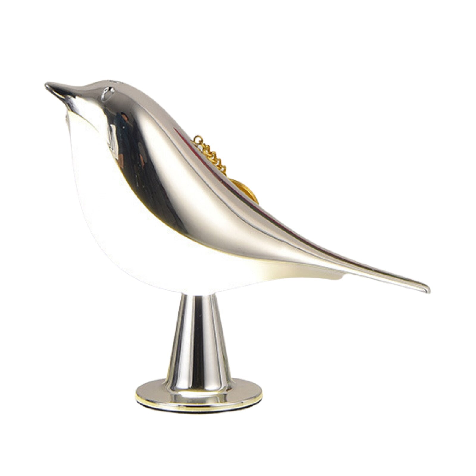 Elegant Fugl-Inspireret Bordlampe til Moderne Indretning Bordlampe Tech Butik Sølv