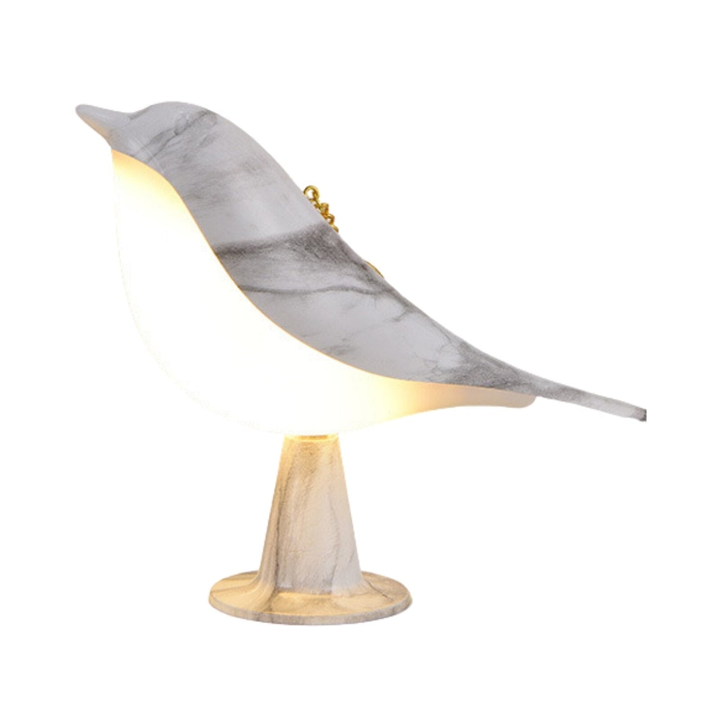 Elegant Fugl-Inspireret Bordlampe til Moderne Indretning Bordlampe Tech Butik Marmor