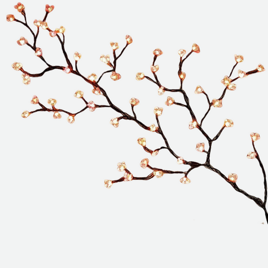 Elegant Hængende Blomstervæglampe Stemningsbelysning Tech Butik Kirsebærblomst