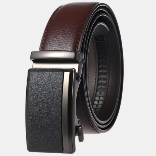 Elegant Herrebælte med Automatisk Spænde Bælte Tech Butik Brun A 110 cm
