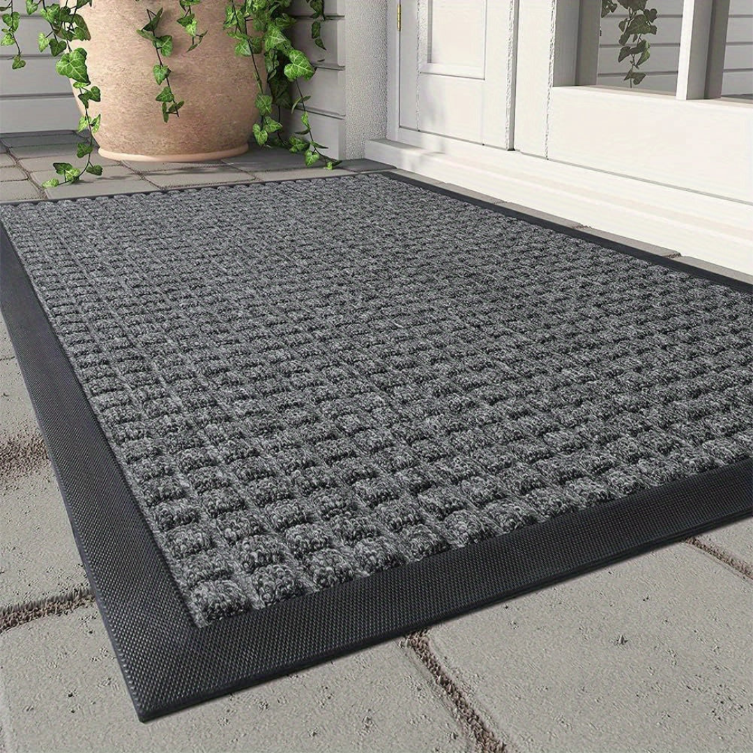 Elegant Indgangsmåtte – Støvtæt Antislip til Indendørs og Udendørs Brug Dørmåtte Tech Butik Grå 45 x 75 cm