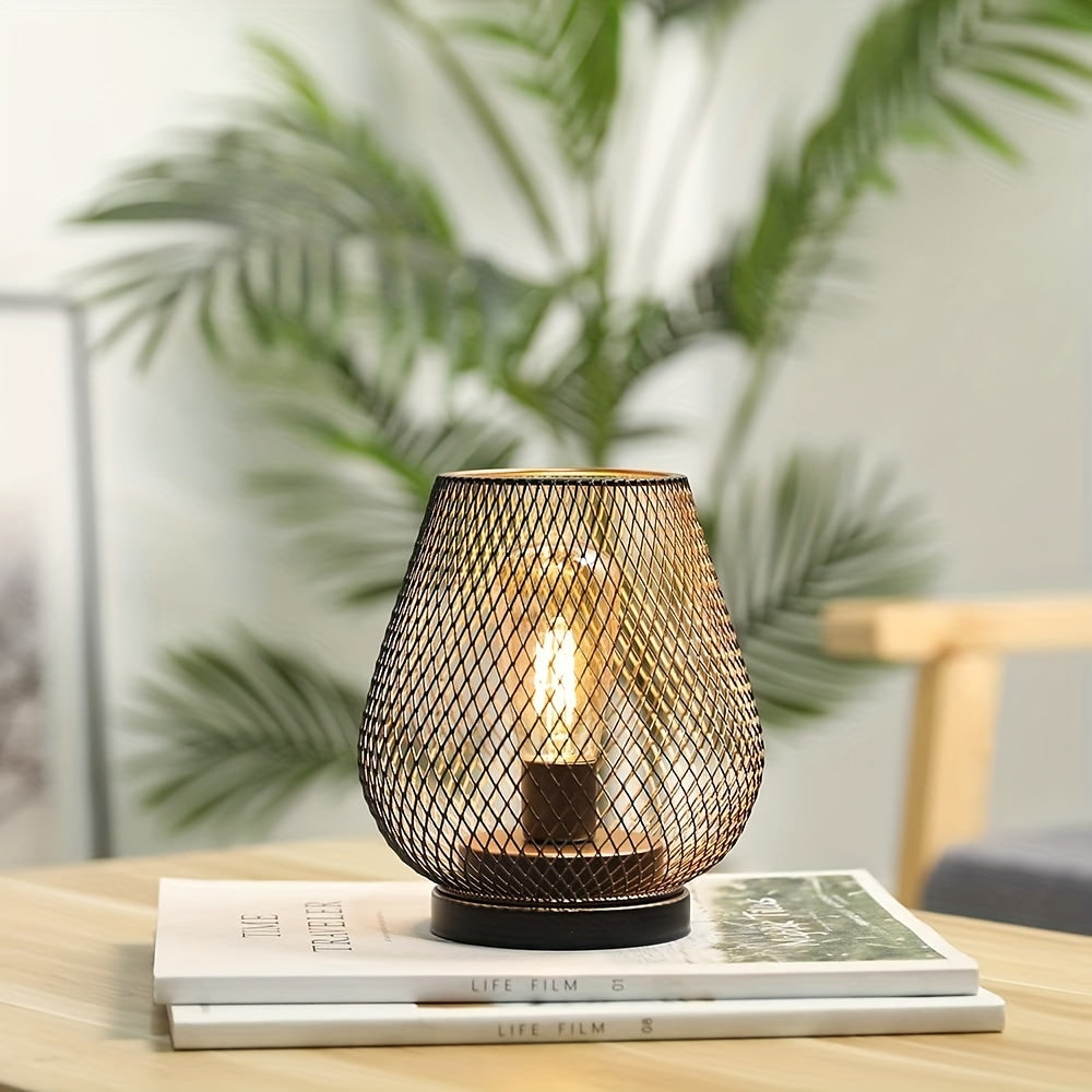 Elegant LED-Laterne til Indendørs og Udendørs Brug - Varm Hvid Belysning Bordlampe Tech Butik