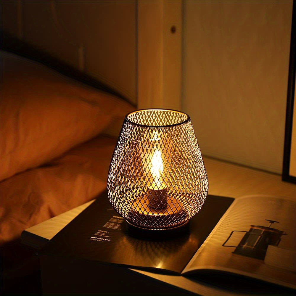 Elegant LED-Laterne til Indendørs og Udendørs Brug - Varm Hvid Belysning Bordlampe Tech Butik