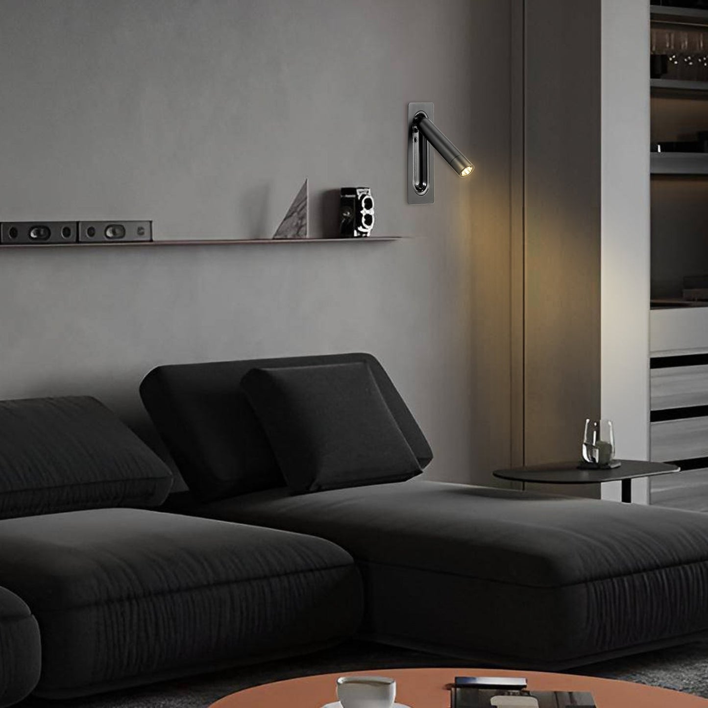Elegant LED-væglampe med justerbar lysretning Væglampe Tech Butik