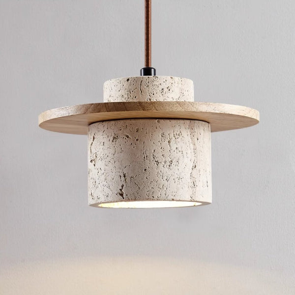 Elegant Luxury Marmor LED Pendellampe Pendellamper Tech Butik Træ