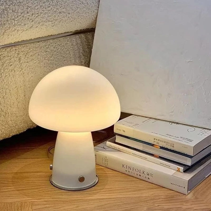 Elegant Mushroomsformet lampe til tidløs hjemmestil Bordlamper Tech Butik